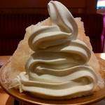 コメダ珈琲店 - 「ピーチティー・ソフト氷」のソフト