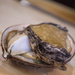 三笠鮨 - 大原（おほはら）黒鰒（くろあはび）