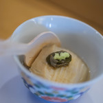 三笠鮨 - 蒸鰒（むしあはび）