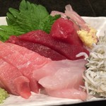 魚盛 - ★本日のランチ 刺身（まぐろ・平目・あじ・しらす）★