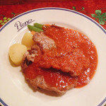 南欧料理ピエーノ - 麦豚のソテー トマトソース