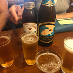 Unagi Sakuraya - 瓶ビールとノンアルコールビール