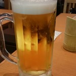 海老どて食堂 - 生ビール