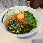 アンダーグラウンド ラーメン 頑者 - 台湾まぜそば（\850）