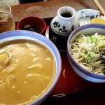 蕎麦處家福 - ミニカレー丼セット(2017.07)