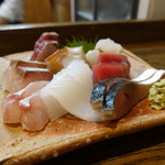 和食晴ル - ☆盛りだくさんのお造り(^O^)☆