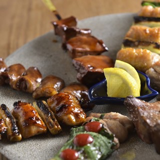 We have 40 Grilled skewer and Fried Skewers on the menu!