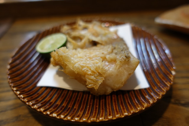 和食晴ル さん 甘鯛うろこ揚げ のどぐろ塩焼き 鯖寿しを満喫しました By Kurea 和食晴ル ワショクハル 烏丸 割烹 小料理 食べログ