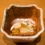 比内地鶏本格焼酎 海舟 - 2017.7 ササミのゼリー寄せ（お通し）