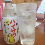 鉄板焼 豚肉ホルモン専門店 おっきん - ハイサワー