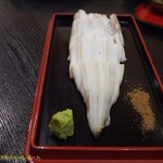 穴子料理と地酒 浅草 川井 - 穴子の白焼き。美しいラインです。(2017/6/20)