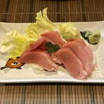 焼鳥武蔵 - 本まぐろ刺しです。