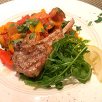 創作イタリアン Gemelli - ラムのグリル 夏野菜添え
