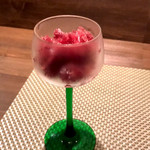 創作イタリアン Gemelli - 赤ワインのグラニテ