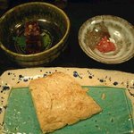 赤間茶屋 あ三五 - 煮こごり、酒盗、卵焼き（下関時代）