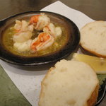 海老のオリーブオイル焼き(\850)