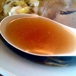 麺屋 菜々兵衛 - 名古屋コーチンあっさり醤油のスープ