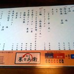麺屋 菜々兵衛 - メニュー