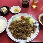 中華料理 松月 - 焼肉定食