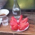 大倉山もつ肉店 - 冷やしトマト