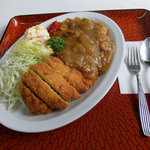 くい道楽支店 - カツカレーライス（900円）