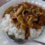コムギラーメン - カツカレー
