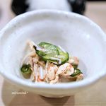 焼鳥 おみ乃 - ささみの梅肉和え　