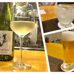 Chisouan Hijiri - いただいたボトル白・生ビール・檸檬酒