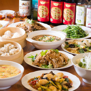 野毛で新年会 2時間飲み放題付 ９品 中華料理 満腹コース 3500円 天府 桜木町 中華料理 食べログ