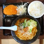 Koko Ichibanya - 2017年6月　ロースカツセット大盛り　1218円