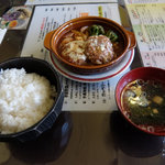 くいもんや あるぺん - 煮込みハンバーグランチ（1,100円税抜き）