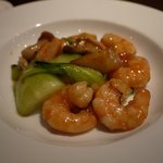 新中国料理 HARAKAWA - メイン　海老　オイスターソース炒め