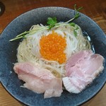 町田汁場 しおらーめん進化 - 鱒子冷し麺＠９５０