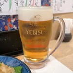 よし春 - 生ビール