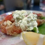 陸奥 こむらさき - まじゃくの天ぷら自家製タルタルソース