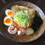 麺屋てんやわんや - 冷やしエビラーメン