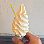 ジェラテリア アクオリーナ - マダガスカルバニラのジェラートソフト（630円）税込