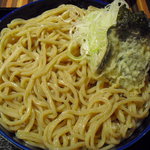 じょるの屋 - 鴨つけ麺の麺、大盛り。胚芽麺。