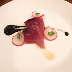 ビストロ 集 - マグロ　イカスミソース