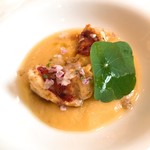 リストランテ ベリーニ - 最初の前菜はオマール海老