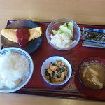 盛岡月が丘食堂 - 朝食セット（３５０円）