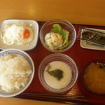 盛岡月が丘食堂 - 朝食セット（３５０円）