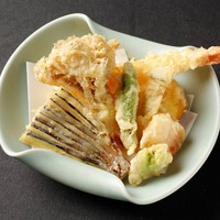 天ぷらの盛り合わせ
