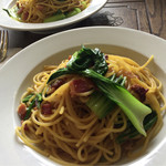 Kou Benishimura Kohi Ten - 青梗菜とベーコンのスパゲティ