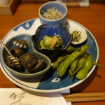 活鰻の店 つぐみ庵 - 八寸・貝はナガラニ