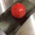 自然農園MITU畑deマルシェ - 平松さんのトマトこの丁度良い熟具合^_^丁熟！