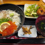 ちりめん・しらす専門店 凪 - しらす・いくら丼全景