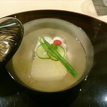 梶川 - 鱧と冬瓜の椀物