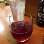 亀善 - 伊根満開・・ワインのような色ですが日本酒です！