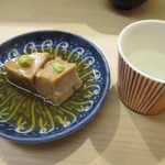 日本橋蛎殻町 すぎた - あん肝と新政（酒）